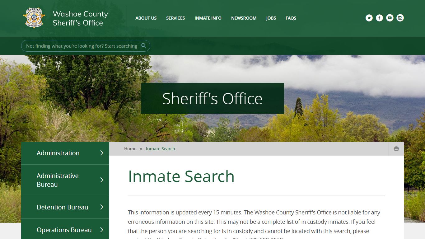 Inmate Search